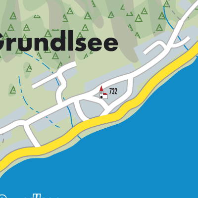 Stadtplan Grundlsee