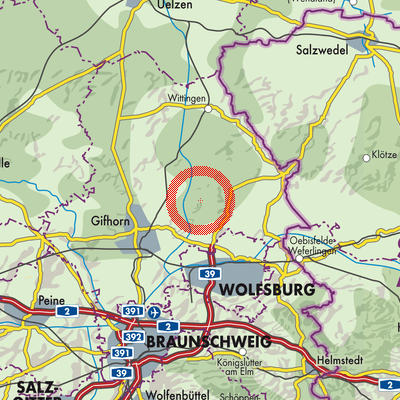 Landkarte Grußendorf