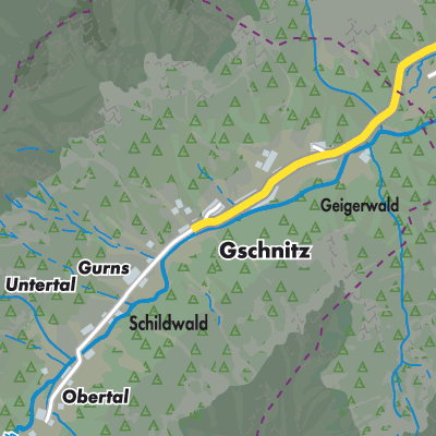 Übersichtsplan Gschnitz