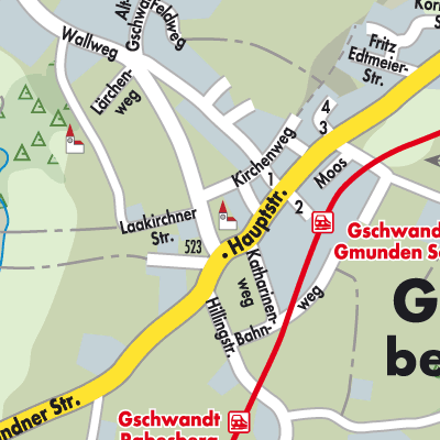 Stadtplan Gschwandt