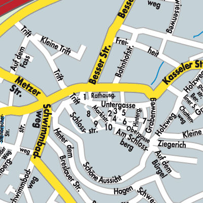 Stadtplan Gudensberg