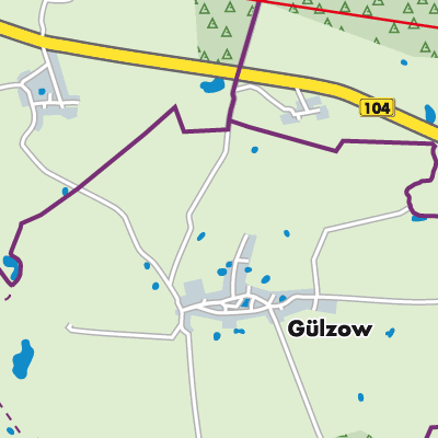 Übersichtsplan Gülzow
