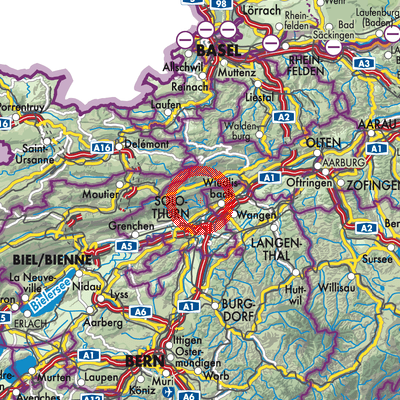 Landkarte Günsberg