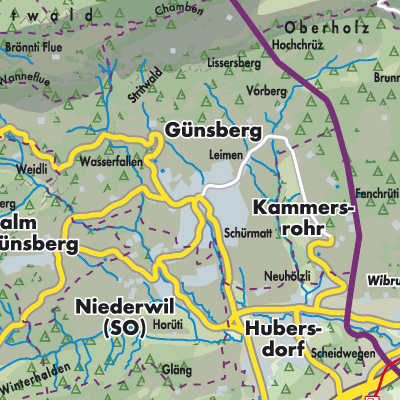 Übersichtsplan Günsberg