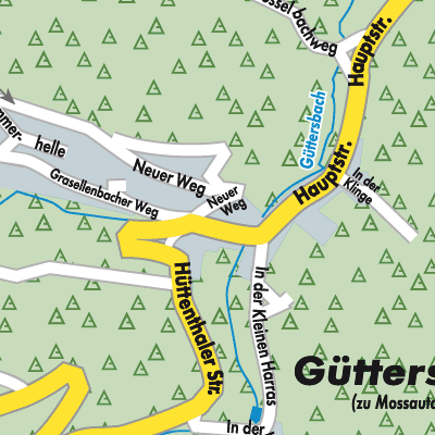 Stadtplan Güttersbach