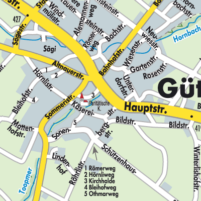 Stadtplan Güttingen