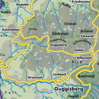 Übersichtsplan Guggisberg