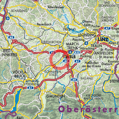 Landkarte Gunskirchen