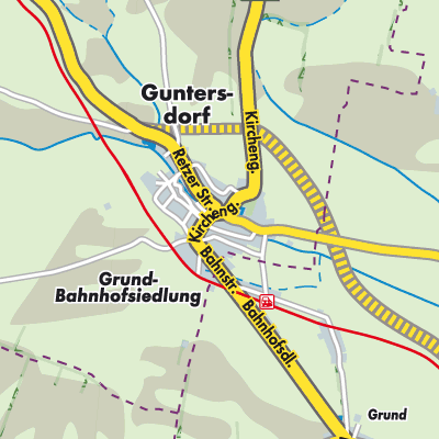 Übersichtsplan Guntersdorf