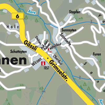 Stadtplan Guttannen
