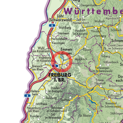 Landkarte GVV Denzlingen-Vörstetten-Reute