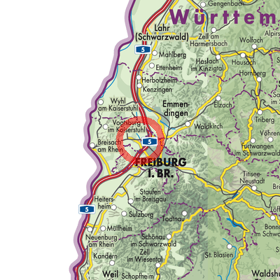 Landkarte GVV March-Umkirch