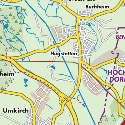 Übersichtsplan GVV March-Umkirch