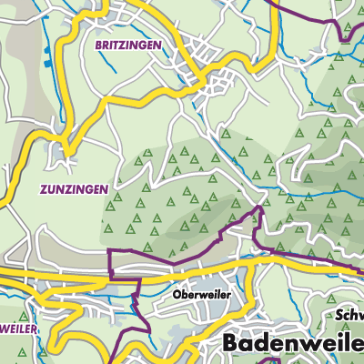 Übersichtsplan GVV Müllheim-Badenweiler