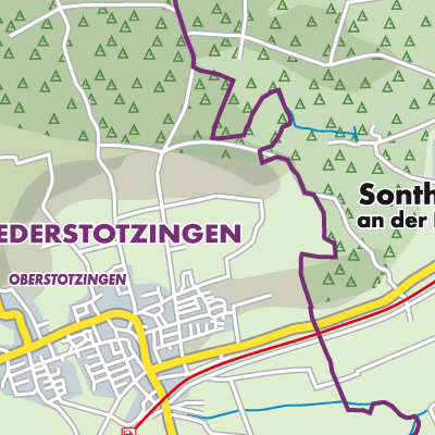 Übersichtsplan GVV Sontheim-Niederstotzingen