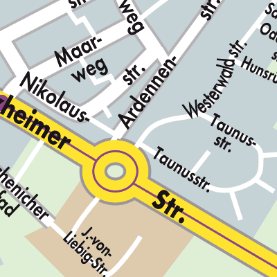 Stadtplan Gymnich