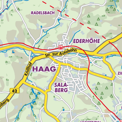 Übersichtsplan Haag