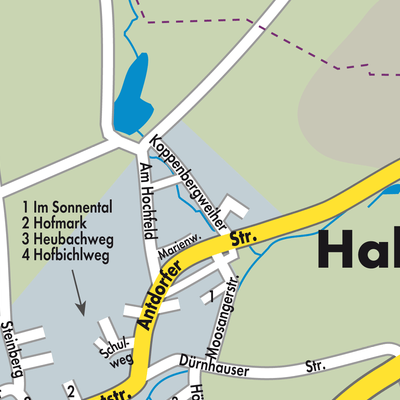 Stadtplan Habach (VGem)