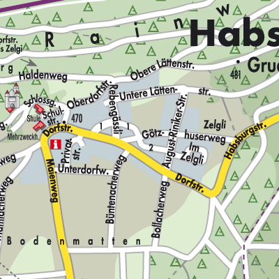Stadtplan Habsburg
