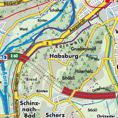 Übersichtsplan Habsburg