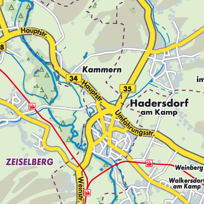 Übersichtsplan Hadersdorf-Kammern