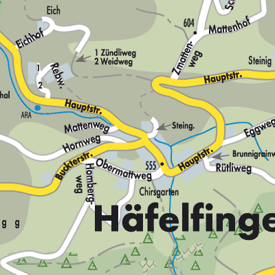 Stadtplan Häfelfingen
