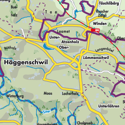 H ggenschwil Stadtpl ne Und Landkarten h-ggenschwil-stadtpl-ne-und-landkarten