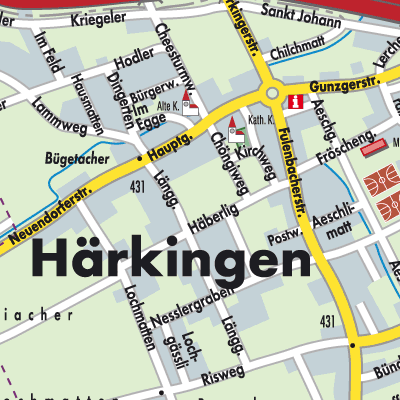 Stadtplan Härkingen
