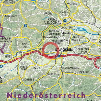 Landkarte Hafnerbach