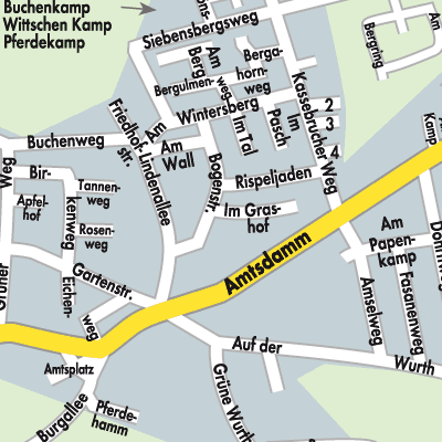 Stadtplan Hagen im Bremischen