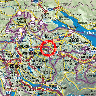 Landkarte Hagenbuch