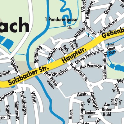 Stadtplan Hahnbach (VGem)
