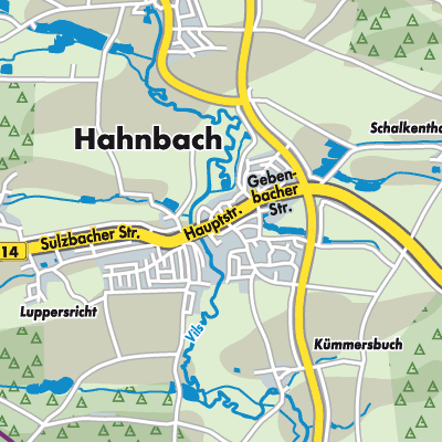 Übersichtsplan Hahnbach (VGem)