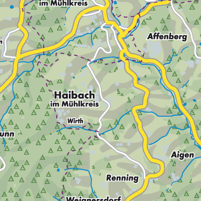 Übersichtsplan Haibach im Mühlkreis