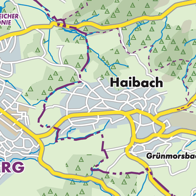 Übersichtsplan Haibach