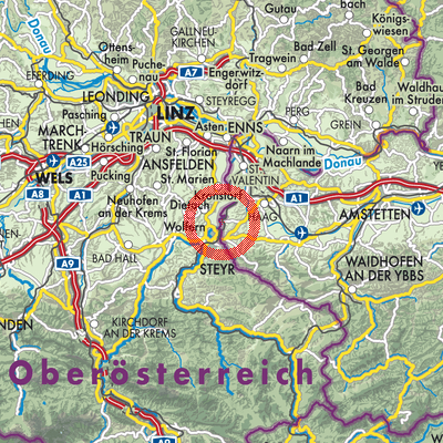 Landkarte Haidershofen