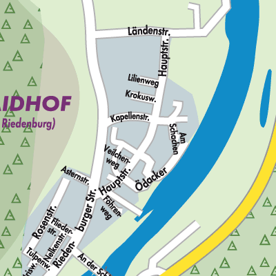 Stadtplan Haidhof