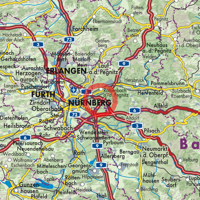 Landkarte Haimendorfer Forst