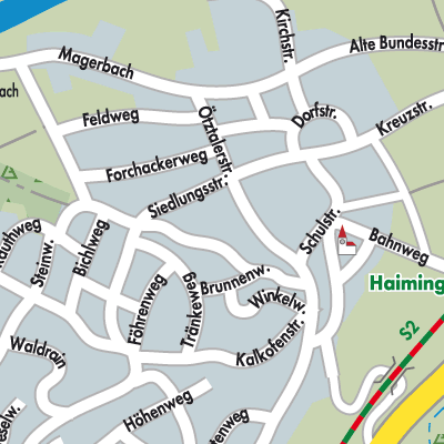 Stadtplan Haiming