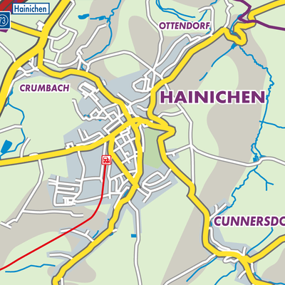 Übersichtsplan Hainichen