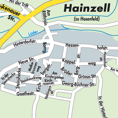 Stadtplan Hainzell