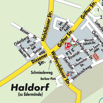 Stadtplan Haldorf