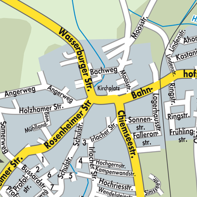 Stadtplan Halfing (VGem)