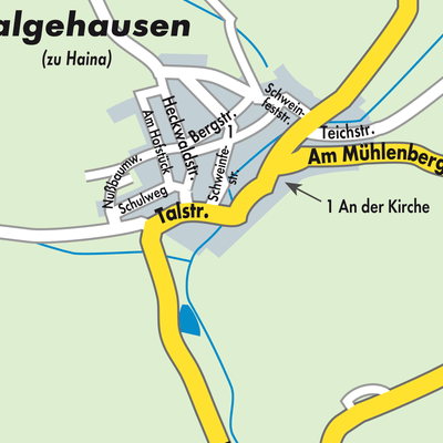 Stadtplan Halgehausen