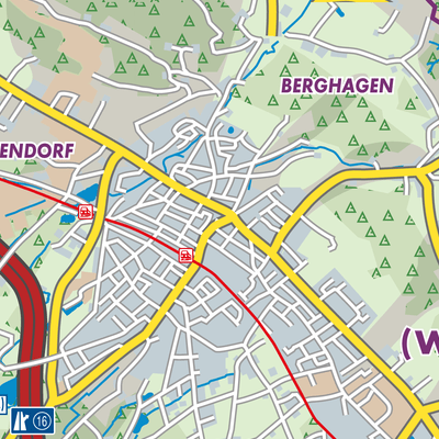 Übersichtsplan Halle (Westf.)