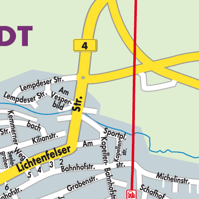 Stadtplan Hallstadt