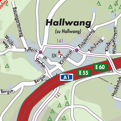 Stadtplan Hallwang
