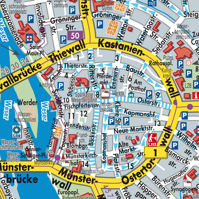 Stadtplan Hameln