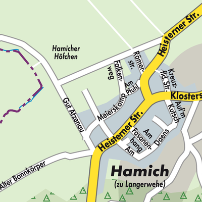 Stadtplan Hamich