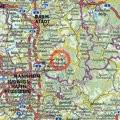 Landkarte Hammelbach